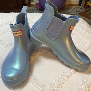 NWOT Hunter Original Chelsea Nebula rain boots